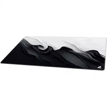 Podkładka pod mysz dla graczy Sharkoon SKILLER SGP40 D12, orientalny wzór z kwiatami wiśni, czarno-biała, 1000 x 500 mm