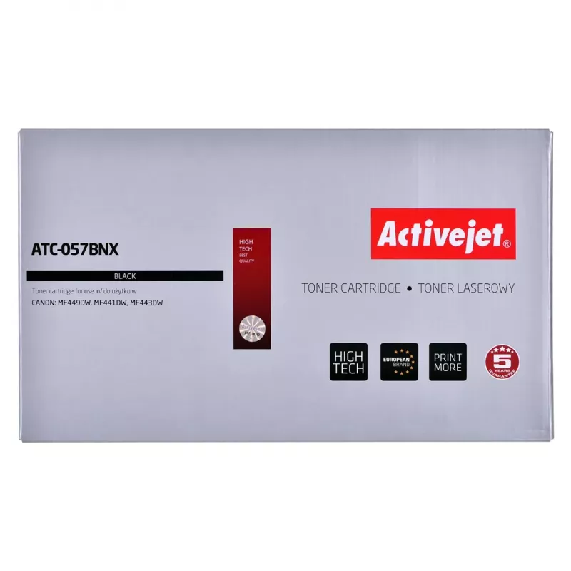 Toner Activejet ATC-057BNX (zamiennik Canon CRG-057HBK; CRG-057H; Supreme; 10000 stron; czarny) Z CHIPEM