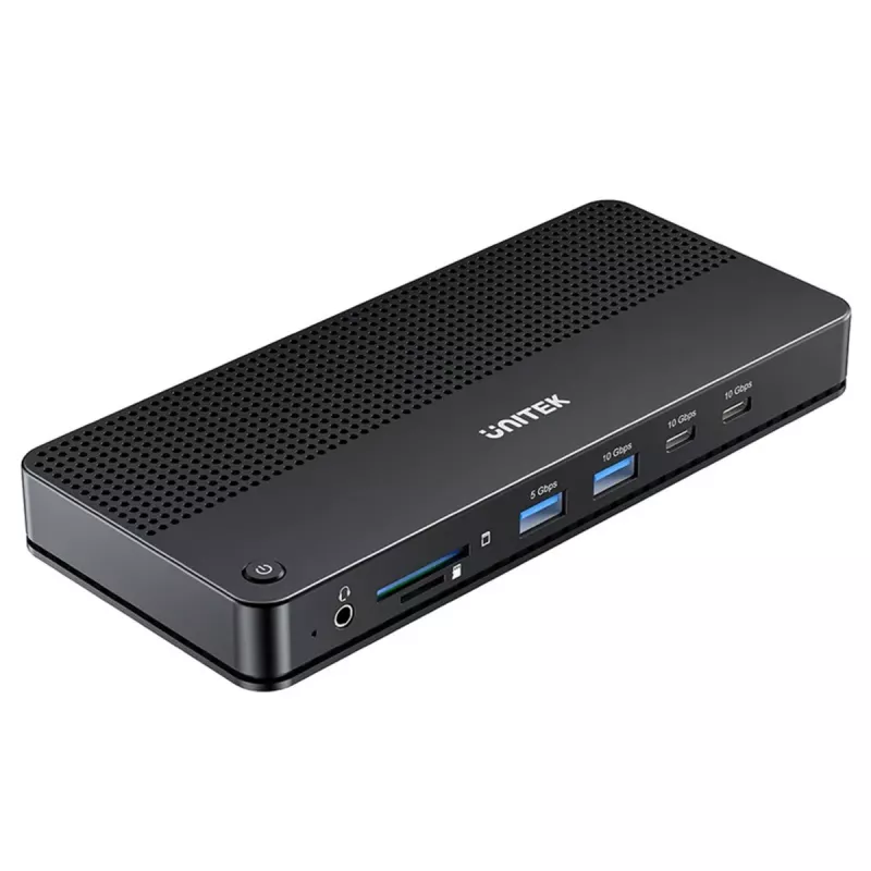 Stacja dokująca UNITEK D1104A01 USB4 przewodowa 100W Power Delivery