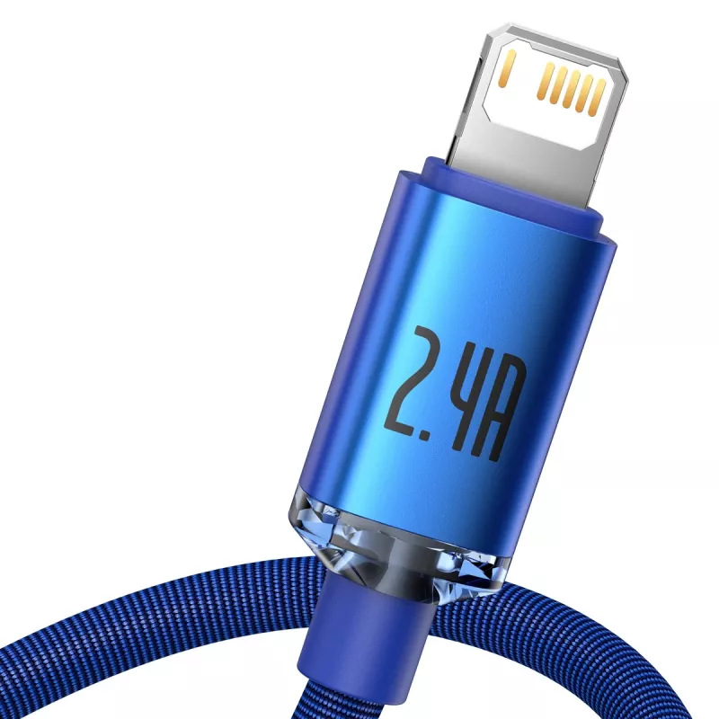 Kabel Lightning Baseus CAJY000003 1,2 m niebieski 2,4 A