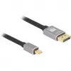 Delock - Kabel DisplayPort - Mini DisplayPort (M) do DisplayPort (M) - DisplayPort 1.4 - 3,0 m - Obsługa 8K 60 Hz - Czarny, Szary (81093)
