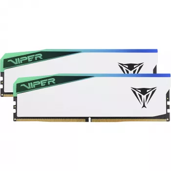 DIMM 48 GB DDR5-6000 (2x 24 GB) Dual-Kit, Pamięć Biała, PVER548G60C42KW, Viper Elite 5 RGB, INTEL XMP, AMD EXPO