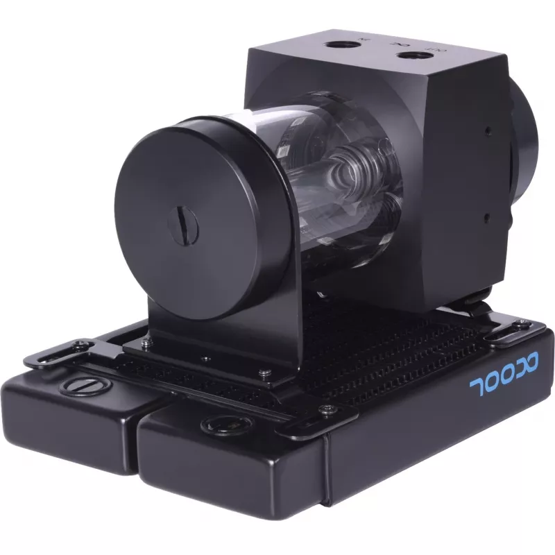 Blok wodny Alphacool 15380 akryl aluminium tworzywo sztuczne czarny 76,5x131x76,5mm