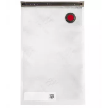 Pojemnik do pakowania próżniowego ZWILLING 36807-007-0, prostokątny plastikowy pojemnik na żywność, 1,1 l i 2,3 l, hermetyczna pokrywka z możliwością blokowania, odłączany, półprzezroczysty biały