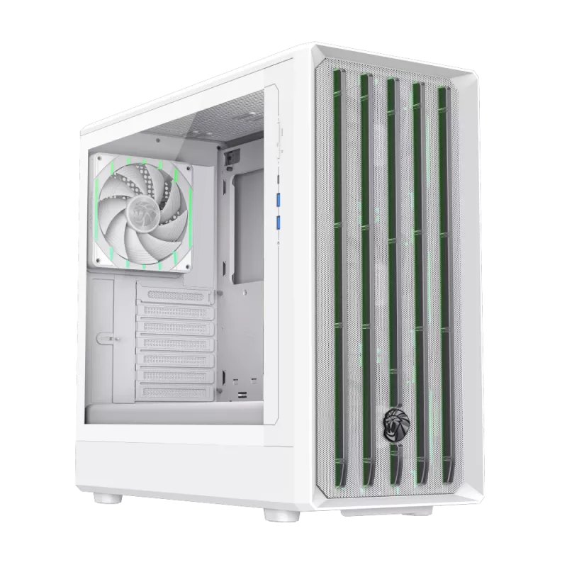 Obudowa Gamemax | CLAW 460 WH | Biała | Mid-Tower | Zasilacz nie jest dołączony