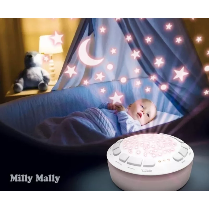 Plush projector toy milly mally Sheep Projector Plush Toy model 5664 dla niemowląt — miękka lampka nocna