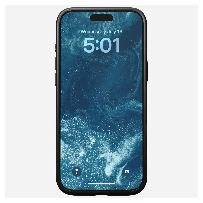 Pokrowiec na telefon Nomad NM01693185 do Apple iPhone 16 Pro Max, skóra/TPU/PC, czarny, pasuje do ekranu 17,5 cm (6,9 cala)