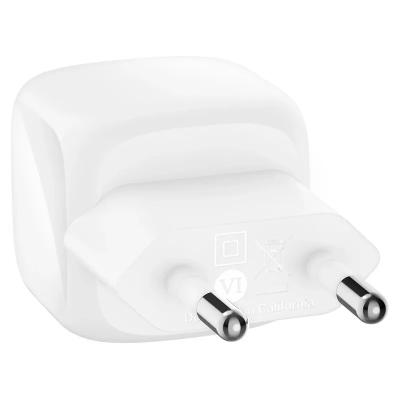 Belkin BoostCharge Ładowarka sieciowa do laptopa, smartfona, tabletu, biała, szybkie ładowanie, do użytku wewnątrz