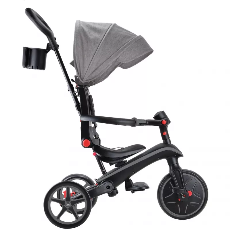 Explorer Trike Foldable 4 in 1, Kinderfahrzeug szary