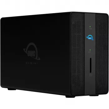 OWC Gemini Dual drive TB3 Hardware RAID Storage and Docking Enclosure - Thunderbolt 3 - Thunderbolt