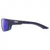 Wielosportowe okulary UVEX sportstyle 233 P — pełna oprawa, unisex, granatowe, 28 g