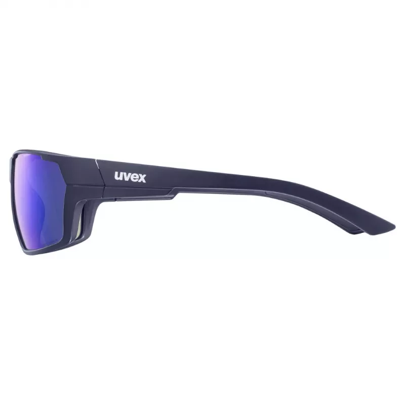 Wielosportowe okulary UVEX sportstyle 233 P — pełna oprawa, unisex, granatowe, 28 g