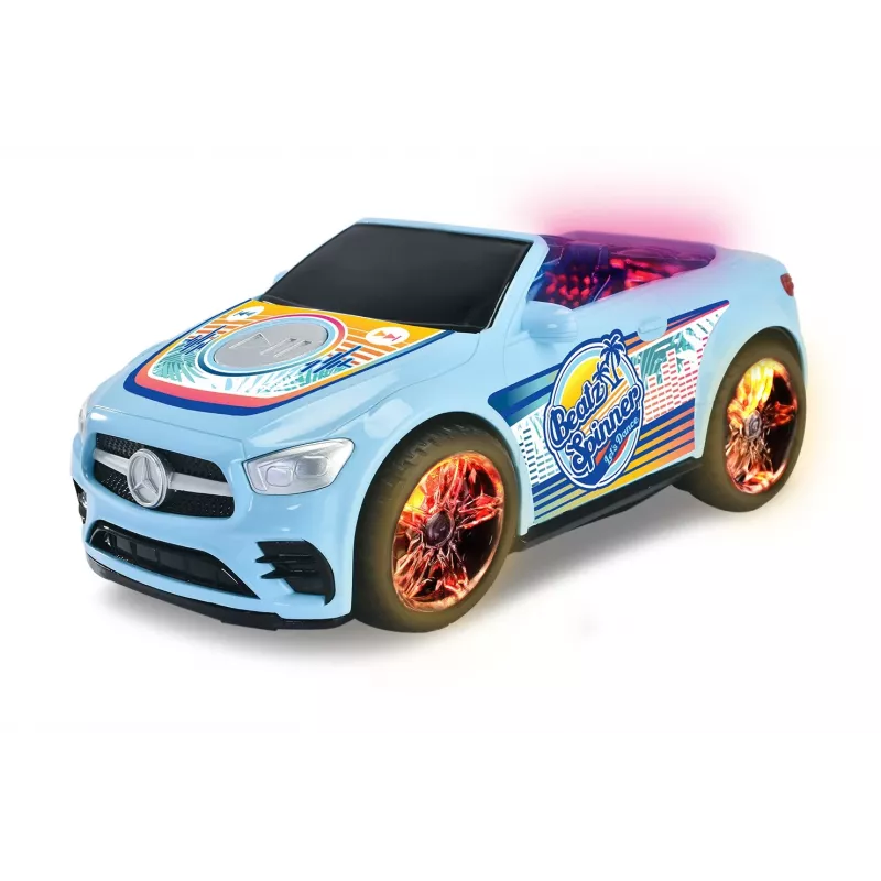 Samochód Dickie Toys Mercedes-Benz E-Class Beat Spinner Niebieski 3 Baterie AA