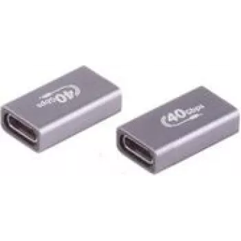 Adapter złączy ShiverPeaks BS13-60003 USB-C na USB-C szary