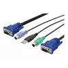 Kabel KVM USB Digitus DS-19232 3 m PS/2