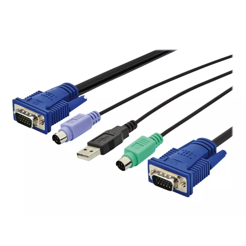 Kabel KVM USB Digitus DS-19232 3 m PS/2