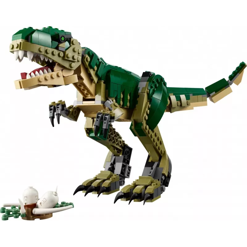 Zabawka konstrukcyjna LEGO Creator 3-w-1 T.Rex, zestaw do zbudowania, 626 szt., wysokość 150 mm, wiek 9+