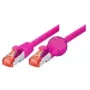 Tecline 71503P kabel krosowy ethernet magenta