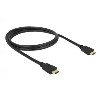 Kabel HDMI DeLOCK 84752 1m Typ A Męski do Męskiego Czarny