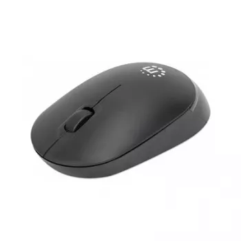 Manhattan Performance III Mysz bezprzewodowa, czarna, 1000dpi, 2.4Ghz (do 10m), USB, Optyczna, Symetryczna, Trzy przyciski z kółkiem przewijania, nano odbiornik USB, bateria AA (nie dołączona), podstawa o niskim tarciu, trzyletnia gwarancja