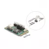 DeLOCK 95277 wewnętrzny adapter Mini PCI Express z portem równoległym i RS-232, zielony
