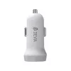Ładowarka samochodowa Devia Smart Series Lightning 5 V 3,1 A Dual USB biała