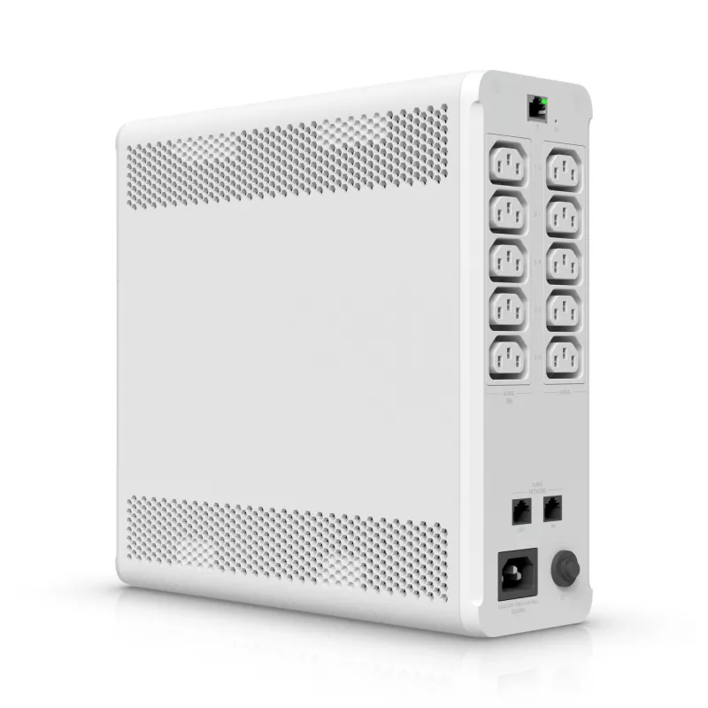 Ubiquiti UPS-TOWER-EU Unifi Managed 1 Kva zasilacz bezprzerwowy z 10 programowalnymi gniazdami