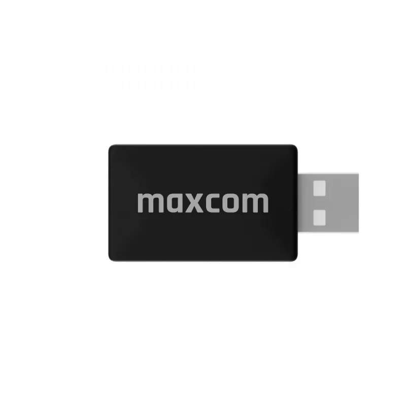Bezprzewodowy adapter radiowy samochodowy MAXCOM MC02 Wave z łącznością Bluetooth do strumieniowego przesyłania dźwięku w samochodzie