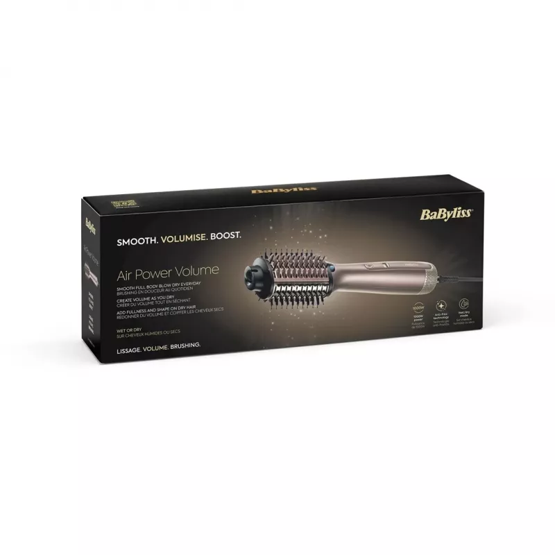BaByliss AS95E Air Moc Volume Hot air brush Champagne 1000 W