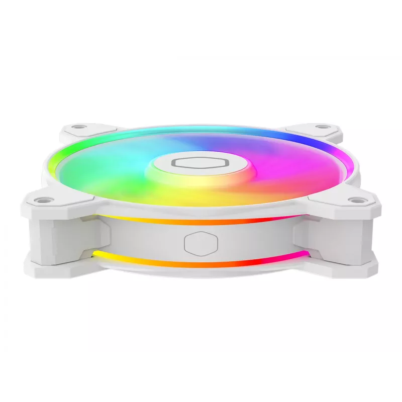 Cooler Master MasterFan MF120 Halo2 White Edition 120mm ARGB Wentylator Obudowy