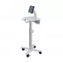Ergotron Tablet Cart, SV10 - Wózek do tabletu / klawiatury - medyczny - Metal - Biały, Aluminium - Rozmiar ekranu: do 30,5 cm (do 12 cali)