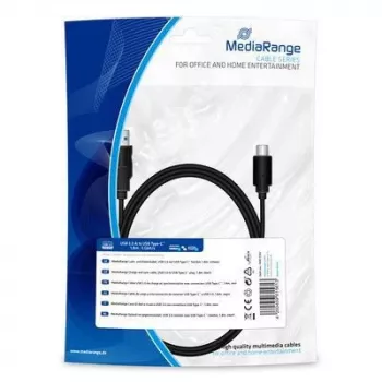 Kabel USB MediaRange MRCS182 USB 3.2 Gen 1 1,8 m USB A USB C Czarny