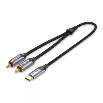 Kabel audio Vention USB-C na 2xRCA męski, 1m