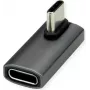 Adapter ROLINE USB4 40G Type C ST/BU 90° zwijany Alu (12.03.2933)