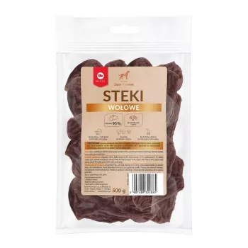 MACED Steki wołowe - Przysmak dla psa - 500 g
