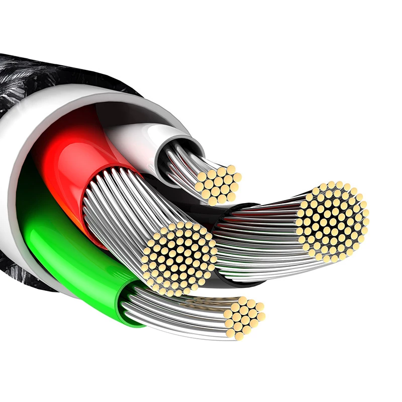 Baseus CALWJ-A01 Lightning kabel 2m Czarny 2,4 A