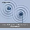 Sony IER-EX15C Zestaw słuchawkowy Przewodowy Douszny Rozmowy/Muzyka USB Typ-C Niebieski