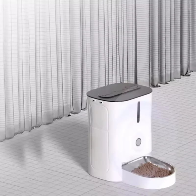 Automatyczny karmnik dla zwierząt Sponge SPONGE Pet Feeder Smart DUAL — inteligentny podajnik dwumiskowy dla zwierząt
