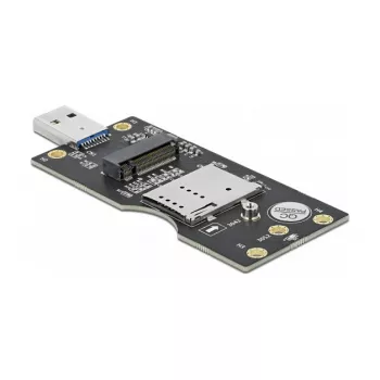 Delock 63166 Konwerter USB 3.0 Typ-A na M.2 Key B z gniazdem SIM