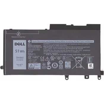 Bateria do laptopów Dell, 51 Wh, 3-ogniwowa, kompatybilna z modelami używającymi MPN 52TFC