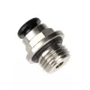 aqua computer Connector prosty G1/4 inch AG to 6mm ID - srebrny