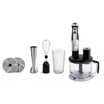 Blender ręczny Esperanza EKM004 0,6 L 800 W Czarny,Srebrny,Przezroczysty