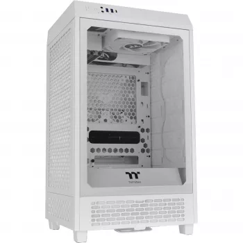 Thermaltake The Tower 200 Micro-Tower Mini-ITX obudowa z oknem wystawowym biała
