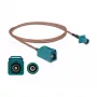 Kabel antenowy FAKRA Z wtyk FAKRA Z gniazdo RG-316 1 m DeLOCK
