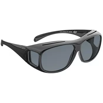 Okulary przeciwsłoneczne WEDO 271 48599 owalne, sportowe, unisex, soczewki polaryzacyjne, nakładki na okulary