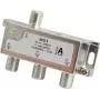 Triax SCS 3 - Kabelsplitter - 75 Ohm - 5 - 2400 MHz - srebrny - biały - Female - 10,5 dB (349823)