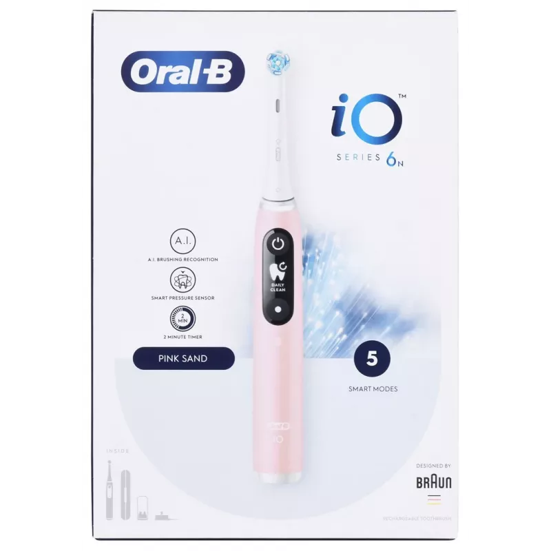 Oral-B iO6 Pink elektryczna szczoteczka do zębów
