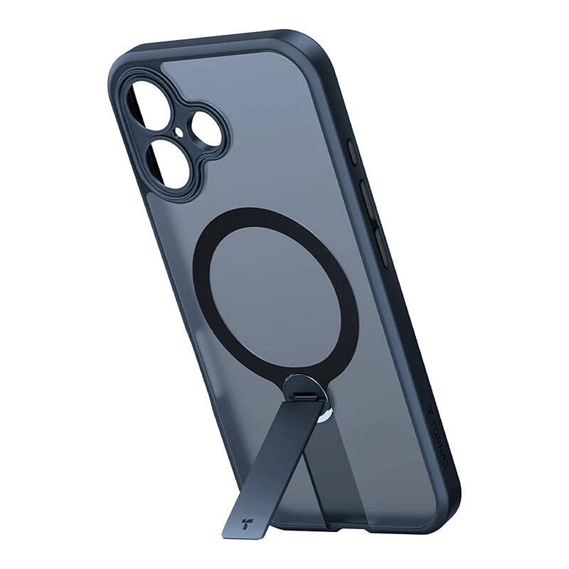 Etui Torras Pstand Spin do iPhone 16 (czarne)