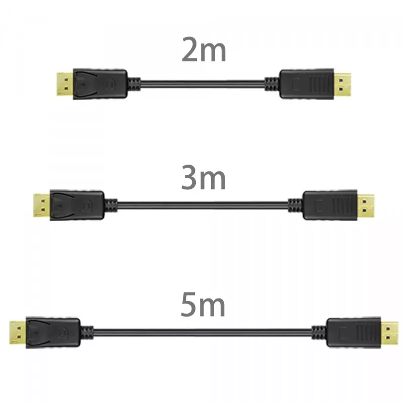 Kabel DisplayPort Unitek Y-C609BK — 3 m, męski-męski, czarny
