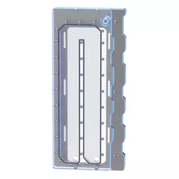 Distro Plate Triton Wraith 2.0 Elite — płyta dystrybucyjna, srebrne wykończenie